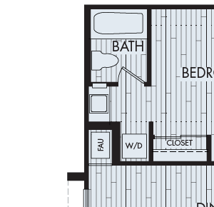 Seaside Plan 1A - Remodeled Seaside Apartments in Laguna Niguel One-bedroom